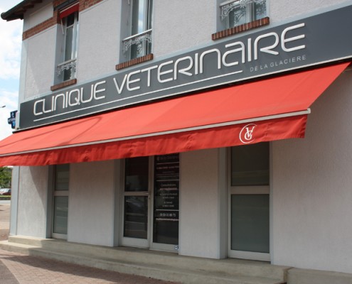 enseigne vétérinaire de la glacière