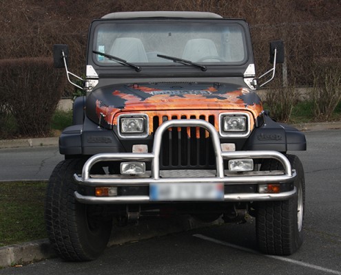 covering jeep monster