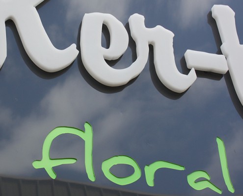 enseigne fleuriste ker-flor